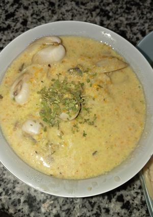 A picture of Nutritious Clam and Mussel Soup 😋.