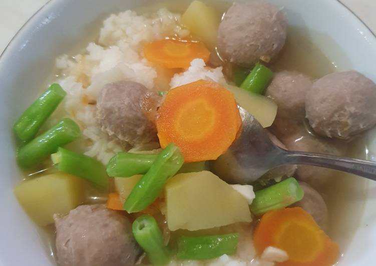Resep Sop bakso ala ad_foodbynengdevi | Langkah Membuat Sop bakso ala ad_foodbynengdevi Yang Bikin Ngiler