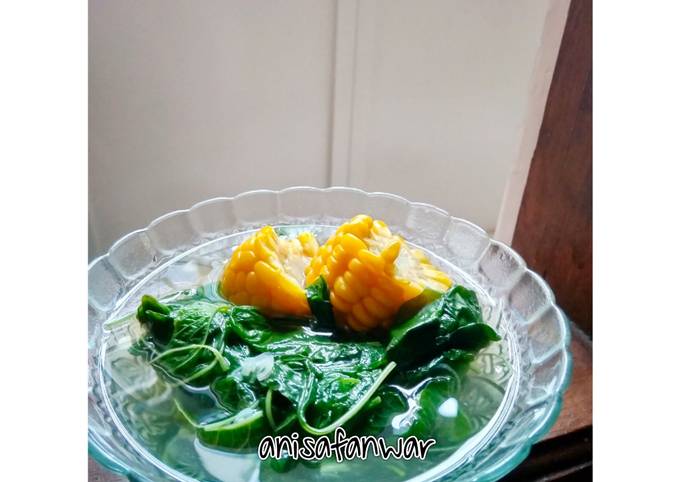 Sayur Bening Bayam Simple