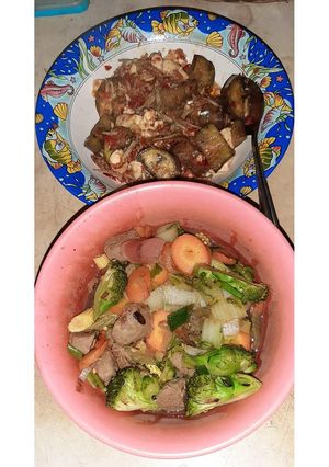 Foto resep Capcay Goreng dan Balado Terong Teri