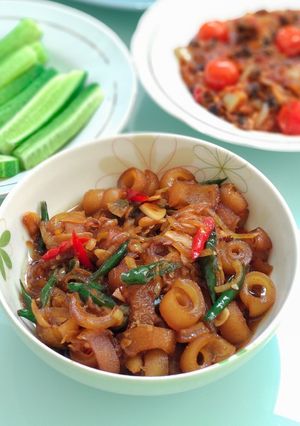 Foto resep Kikil manis cabe hijau