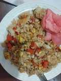 Chaufa con cecina