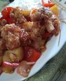 Pollo con piña