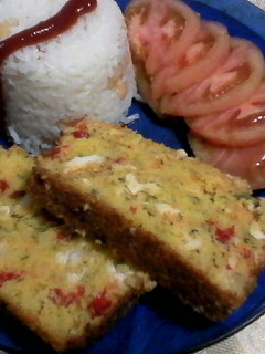 Una foto de Budín de pollo y verduras