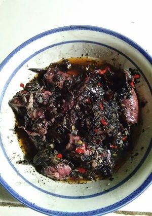 Foto resep Balado cumi hitam
