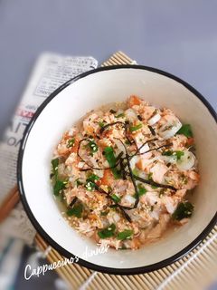 鮭魚茶泡飯 的食譜成品照片