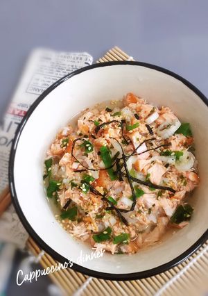 鮭魚茶泡飯 的食譜成品照片
