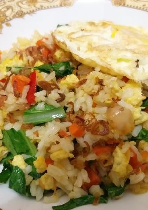 Foto resep Nasi goreng sayur