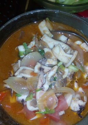 Foto resep Cumi sotong asam manis