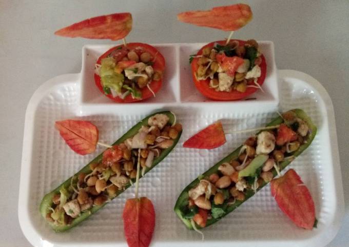 Protein enriched boat salad Recipe