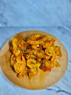 Foto resep Udang goreng tepung saus telur asin