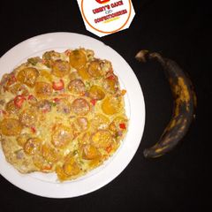A picture of Plantain frittata.