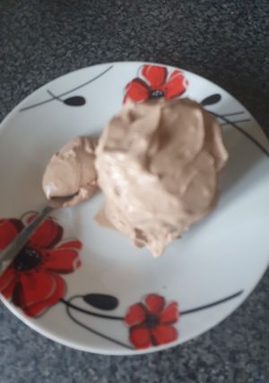 A picture of Chocolate Ice-cream.