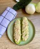 Pepinos rellenos de atún