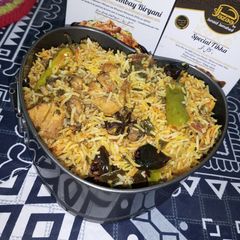 A picture of Karachi special Biryani.