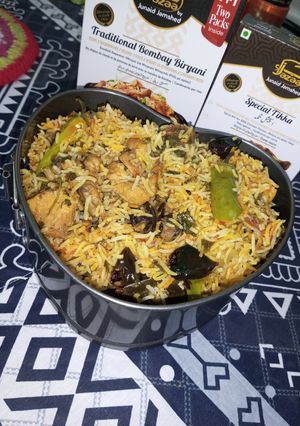 A picture of Karachi special Biryani.