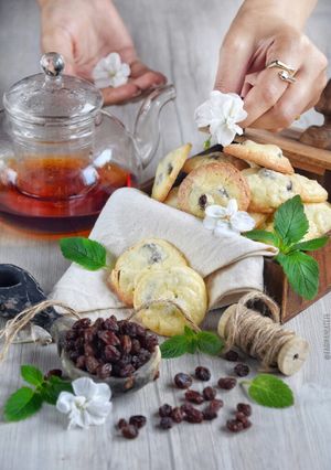 عکسی از دستور شیرینی کشمشی