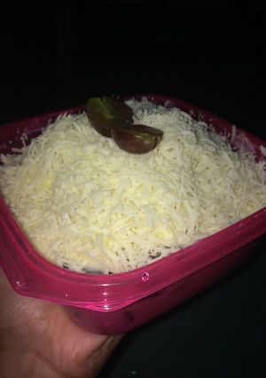 Foto resep Salad buah simple bgt  endolita full keju dan mayonaise