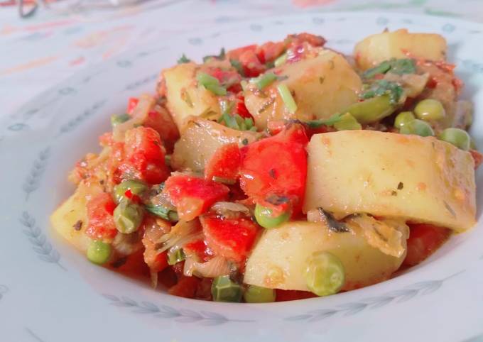 Recipe of Favorite Aloo Matar gajar