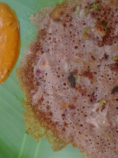 ராகி தோசை(ragi dosai recipe in tamil) செய்முறை முக்கிய புகைப்படம்