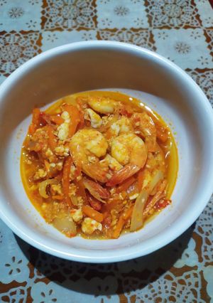 Foto resep Udang saus padang