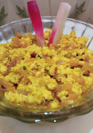 A picture of Paneer bhurji.