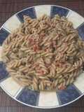 Espirales integrales con paté y pimientos