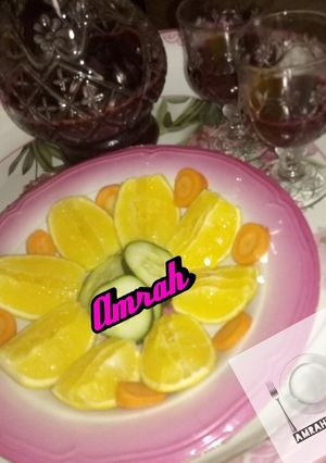 A picture of Fruit and vegies salad.