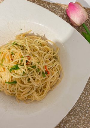 Foto resep Spaghetti Aglio e Olio simple ala-ala