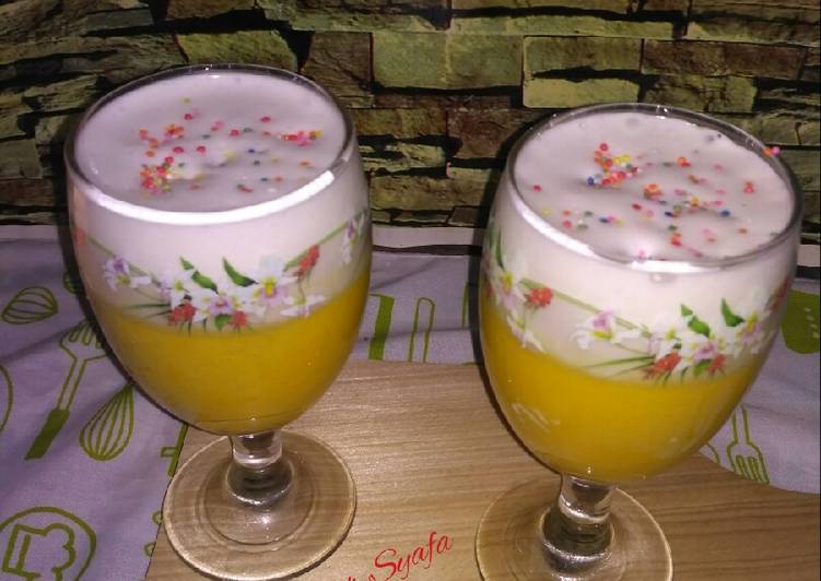 Resep Jus Mangga with Whippy Cream, Bisa Manjain Lidah