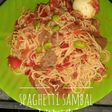 Spaghetti Sambal Balado Pete