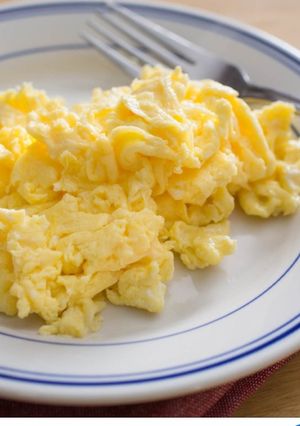 A picture of Scrambled eggs.
