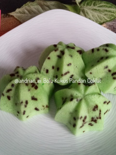Foto resep Bolu Kukus Pandan Coklat