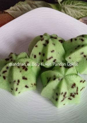 Foto resep Bolu Kukus Pandan Coklat