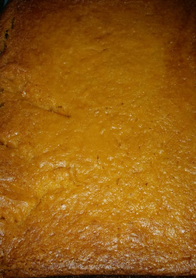 Una foto de Delicioso y esponjoso bizcocho de papaya
