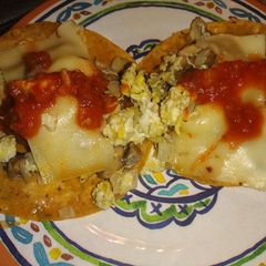 A picture of Low carb breakfast tortillas.