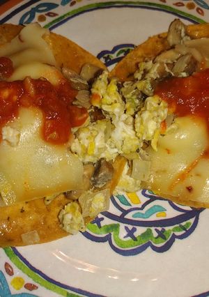 A picture of Low carb breakfast tortillas.