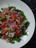 "ยำทูน่าสดวอเตอร์เครส" 🥗🐟☘Spicy Raw Tuna Salad with Watercress