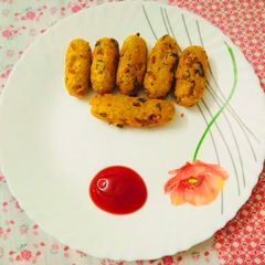 A picture of Potato cutlet.