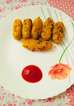 A picture of Potato cutlet.