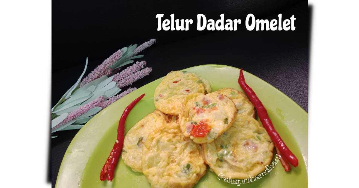 Resep Telur Dadar Omelet Oleh Eka Prihamdhani Cookpad