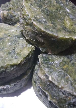 Una foto de Medallones de pollo y espinacas
