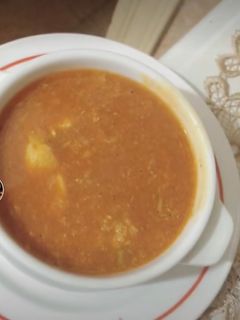 صورة لوصفة شوربة الشوفان بصدور الدجاج