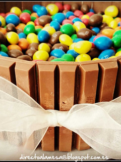 Una foto de Tarta Kit Kat