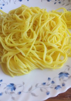 A picture of Turmeric Spaghetti.