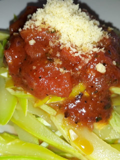 Una foto de Fetuccini de zapallo italiano