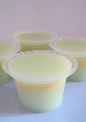 Foto resep Puding puyo lava minimalis