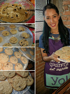 Una foto de Galletas conchispas de chocolate