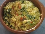 Quinoa con pollo y verdura