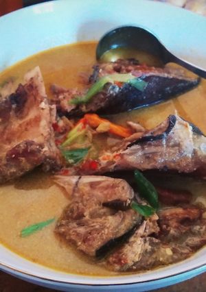 Foto resep Sup kepala ikan asap khas Makassar